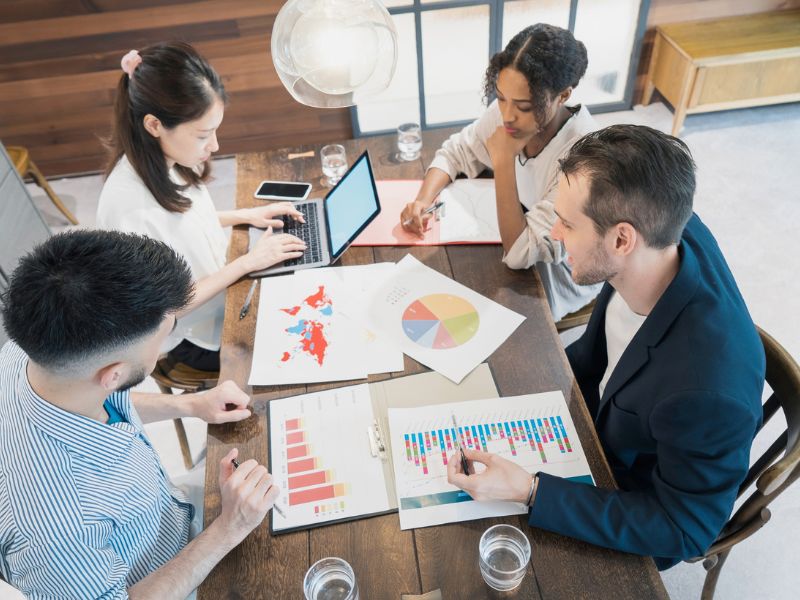 análise de dados empresariais com ia